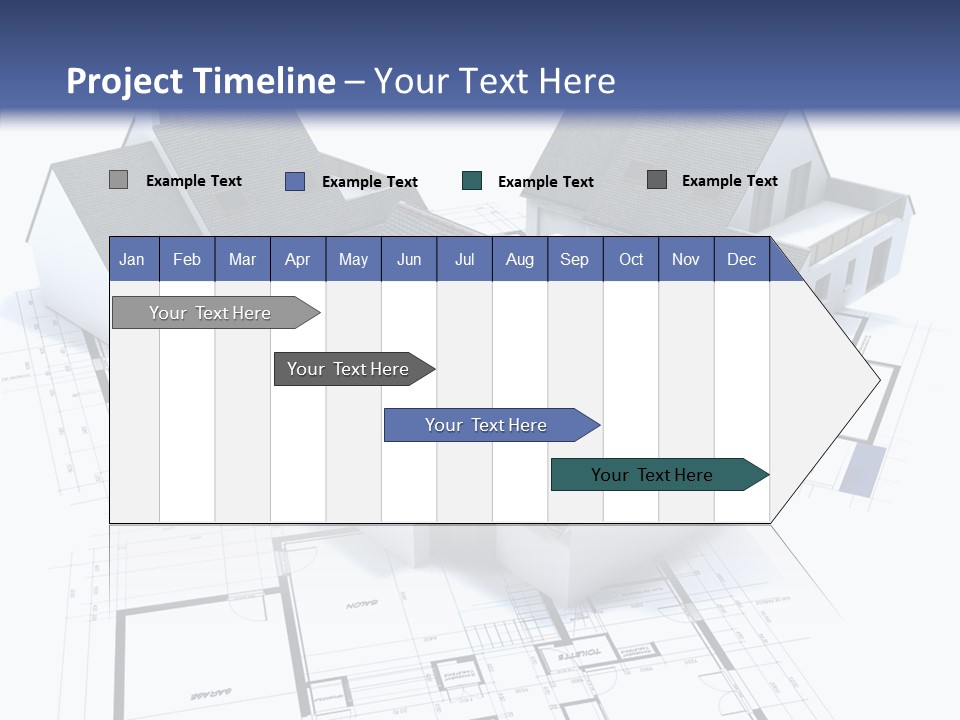 Drawing Construction Graph PowerPoint Template