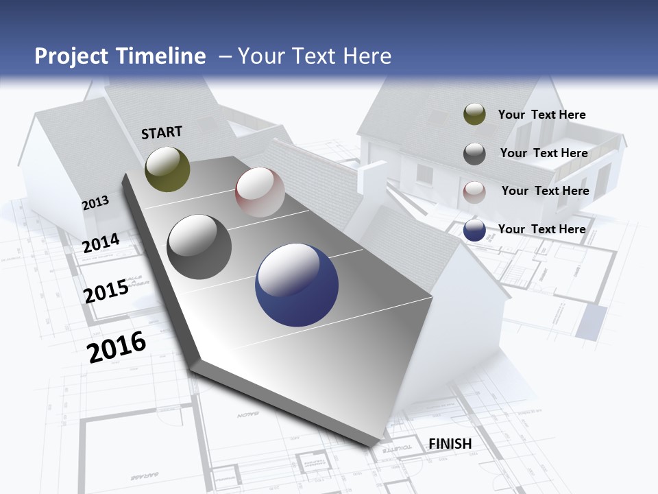Drawing Construction Graph PowerPoint Template