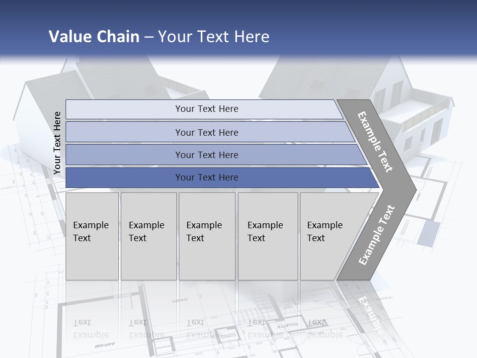 Drawing Construction Graph PowerPoint Template