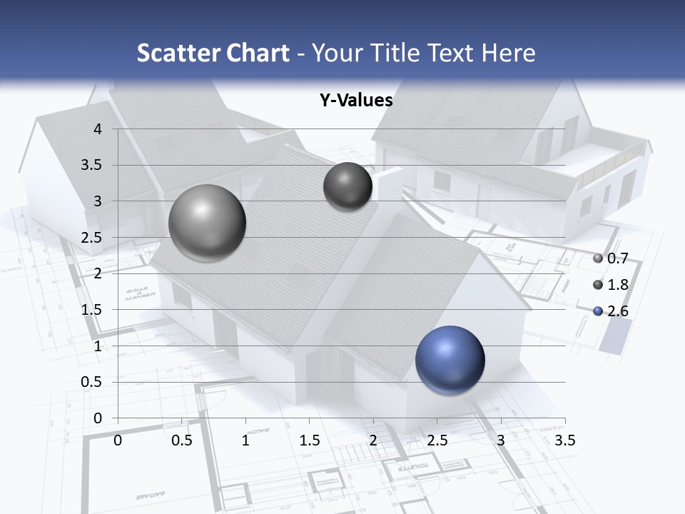 Drawing Construction Graph PowerPoint Template