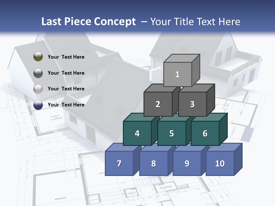 Drawing Construction Graph PowerPoint Template