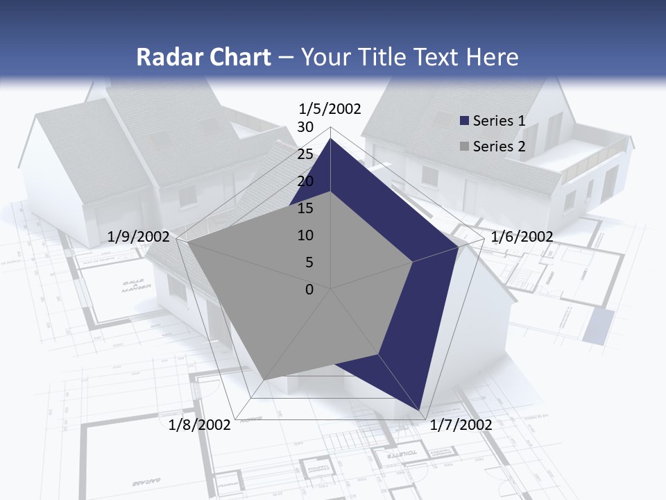 Drawing Construction Graph PowerPoint Template