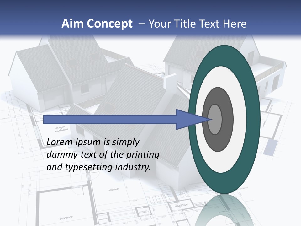 Drawing Construction Graph PowerPoint Template