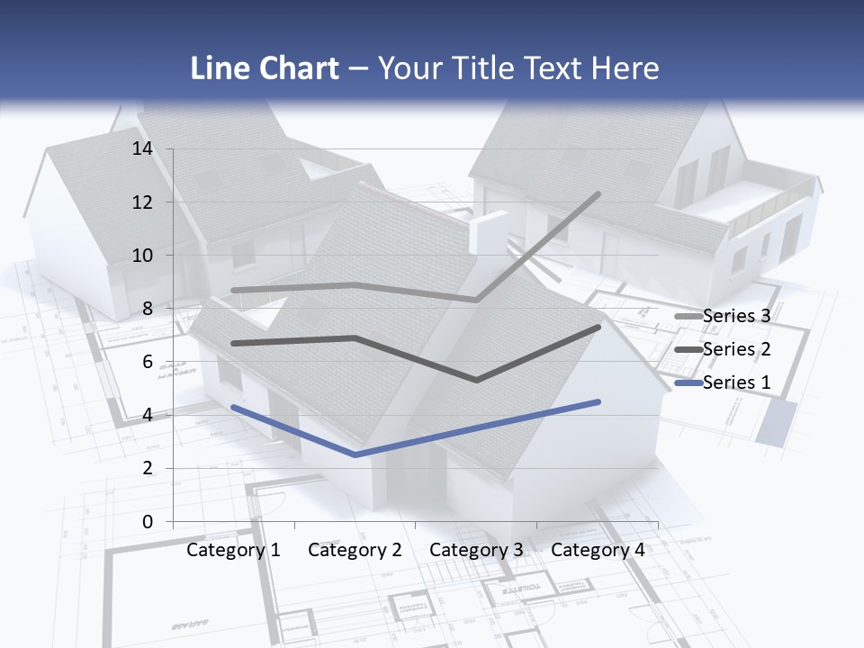 Drawing Construction Graph PowerPoint Template