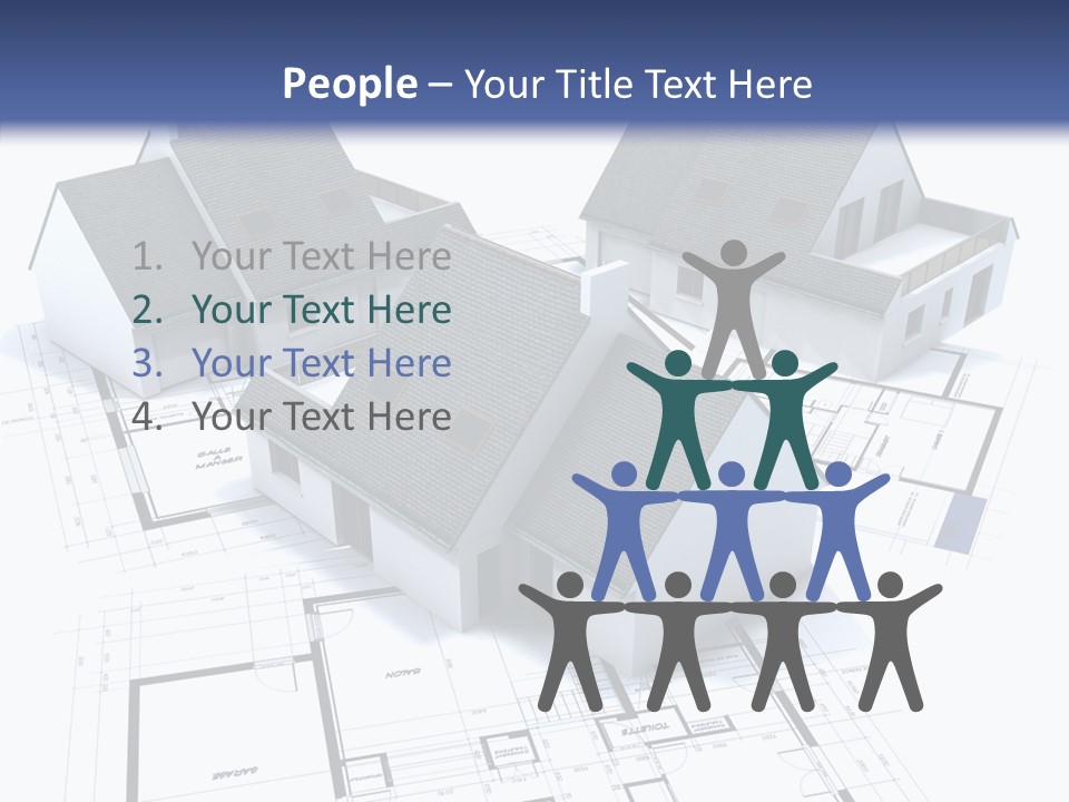 Drawing Construction Graph PowerPoint Template