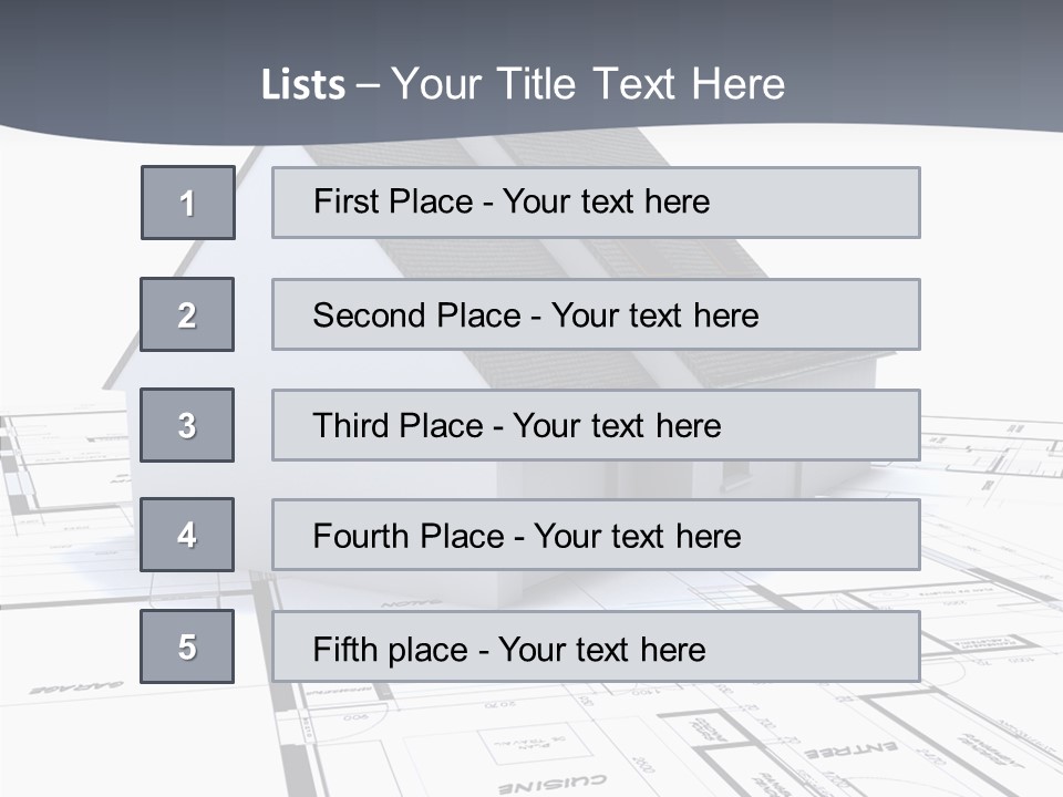Plan Forest Plot PowerPoint Template