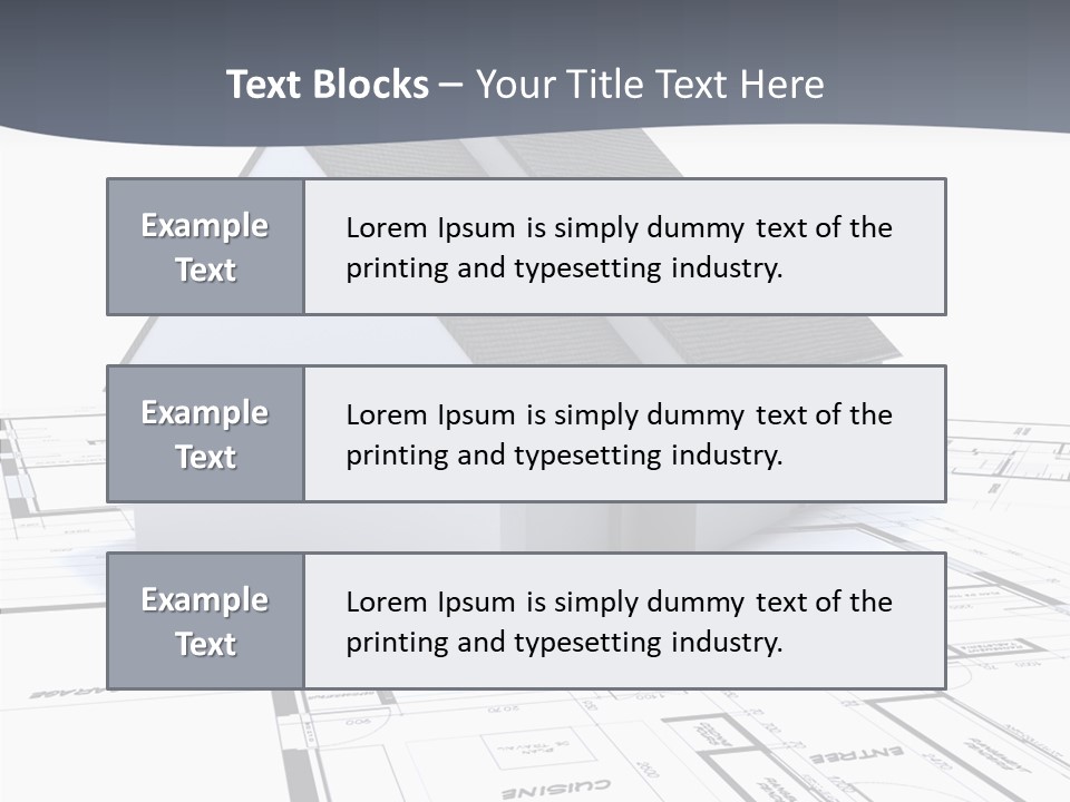 Plan Forest Plot PowerPoint Template