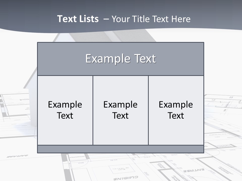 Plan Forest Plot PowerPoint Template