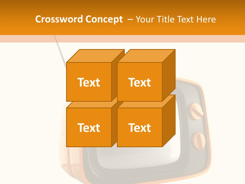 Old Channel Equipment PowerPoint Template