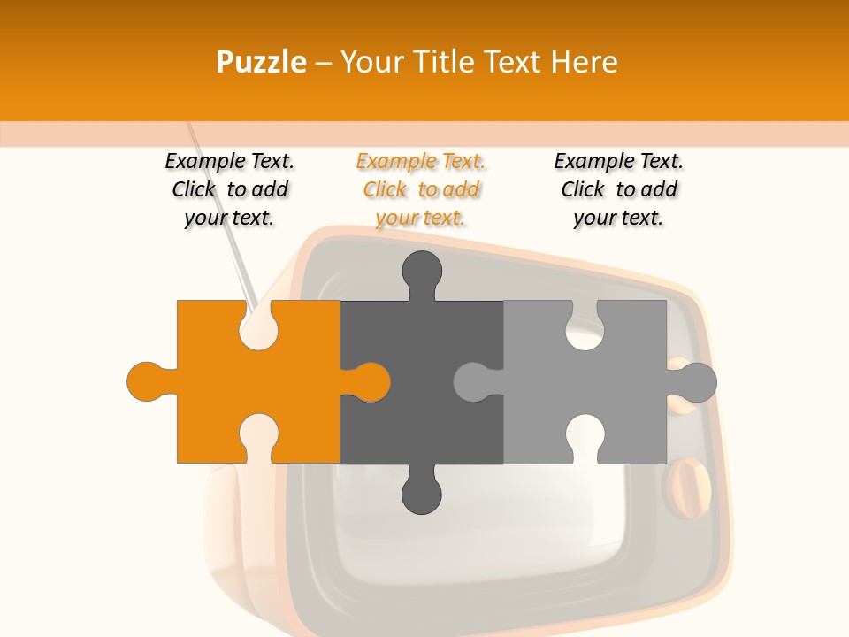 Old Channel Equipment PowerPoint Template
