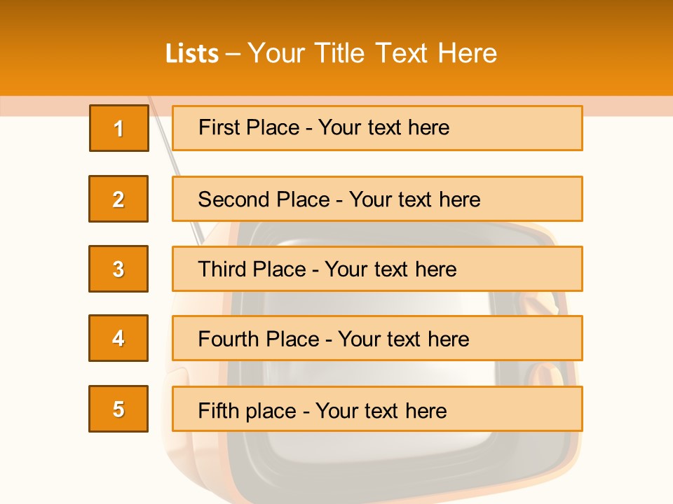 Old Channel Equipment PowerPoint Template