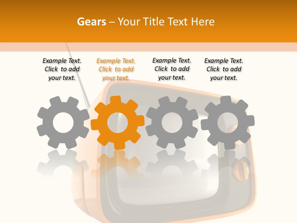 Old Channel Equipment PowerPoint Template