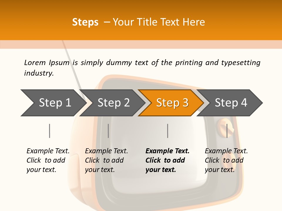 Old Channel Equipment PowerPoint Template