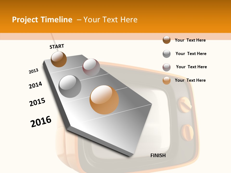 Old Channel Equipment PowerPoint Template