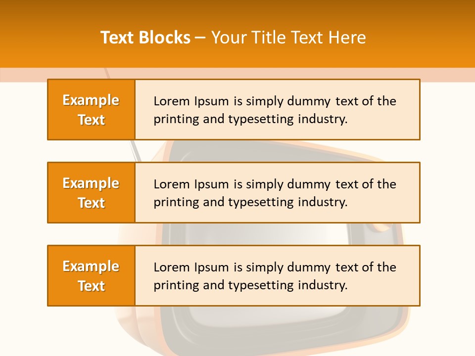 Old Channel Equipment PowerPoint Template