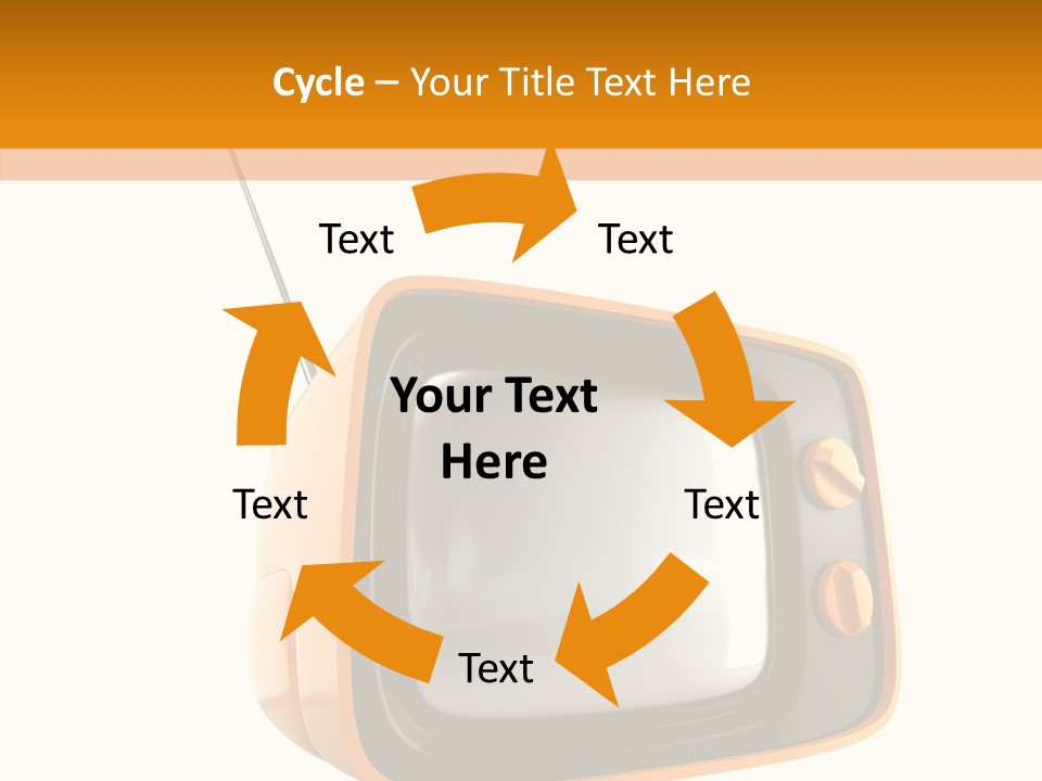 Old Channel Equipment PowerPoint Template