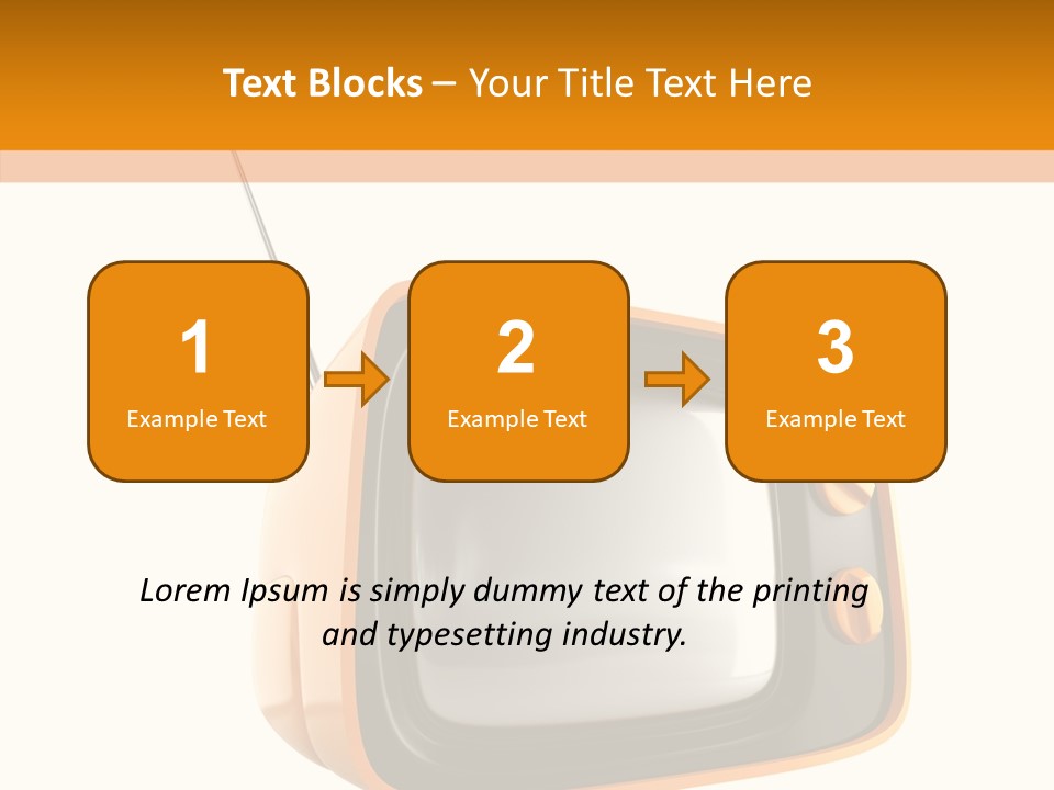 Old Channel Equipment PowerPoint Template