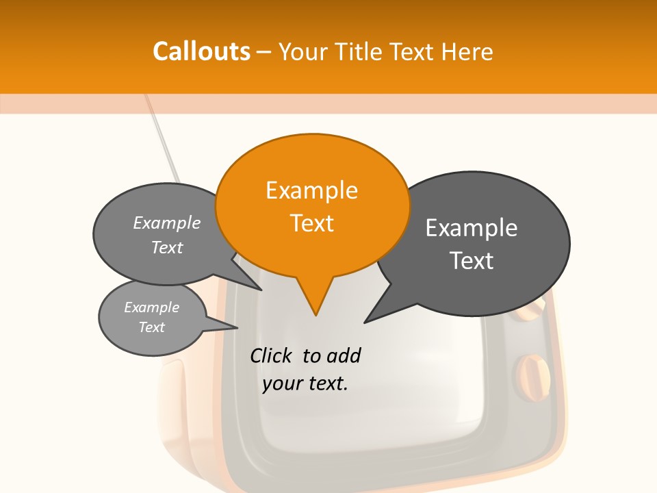 Old Channel Equipment PowerPoint Template