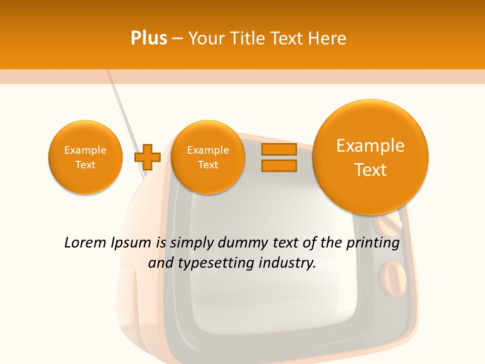Old Channel Equipment PowerPoint Template