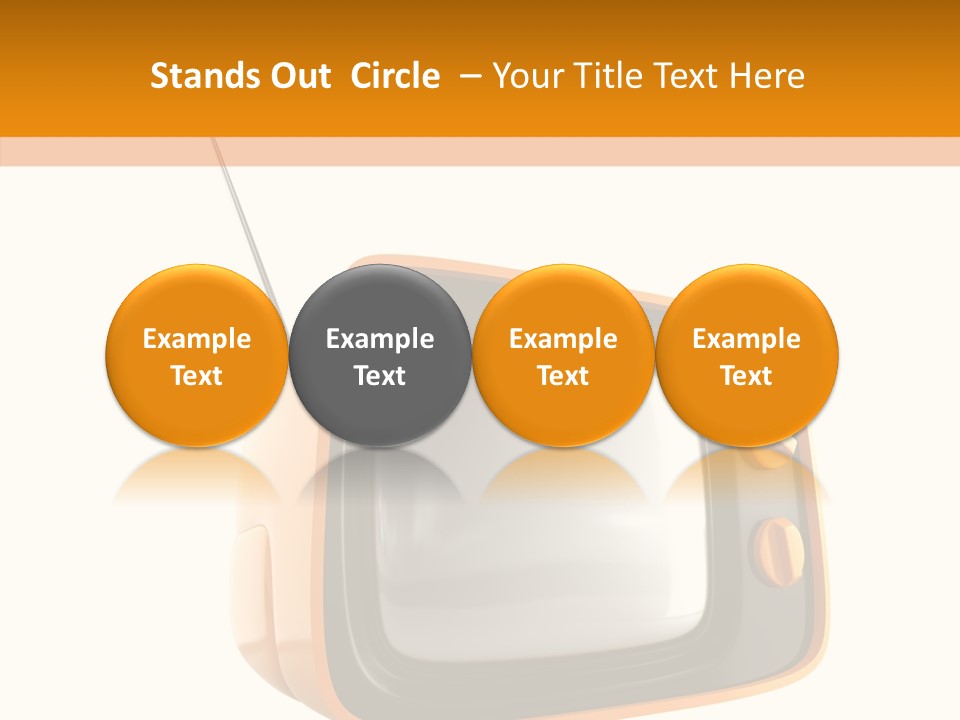 Old Channel Equipment PowerPoint Template
