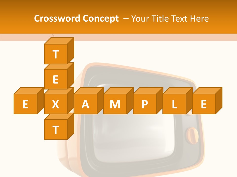 Old Channel Equipment PowerPoint Template