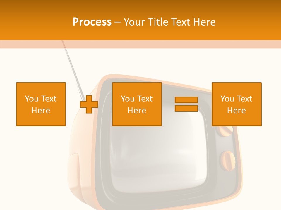 Old Channel Equipment PowerPoint Template