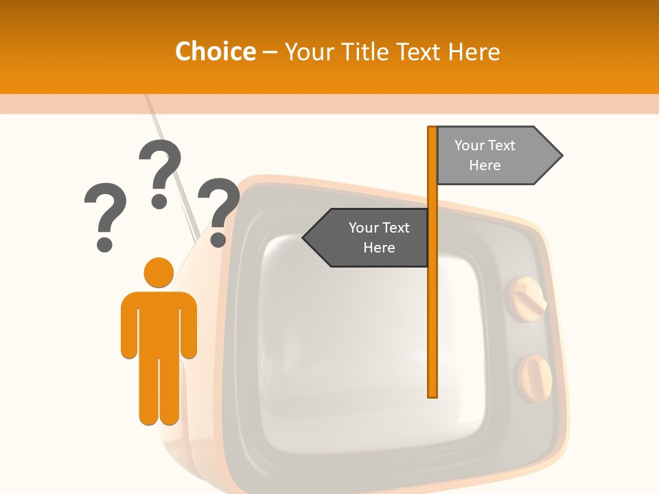 Old Channel Equipment PowerPoint Template