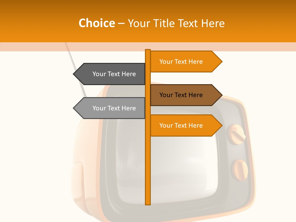 Old Channel Equipment PowerPoint Template