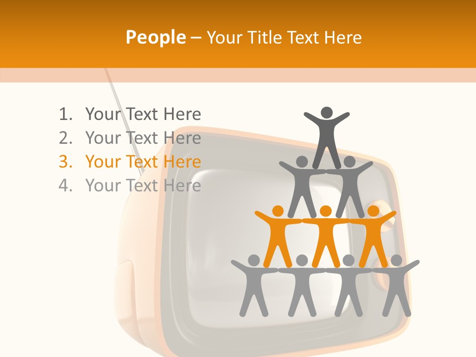 Old Channel Equipment PowerPoint Template