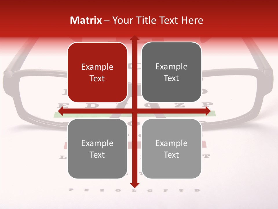 Looking Optometrist Ophtalmologist PowerPoint Template