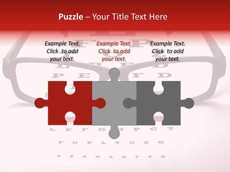 Looking Optometrist Ophtalmologist PowerPoint Template