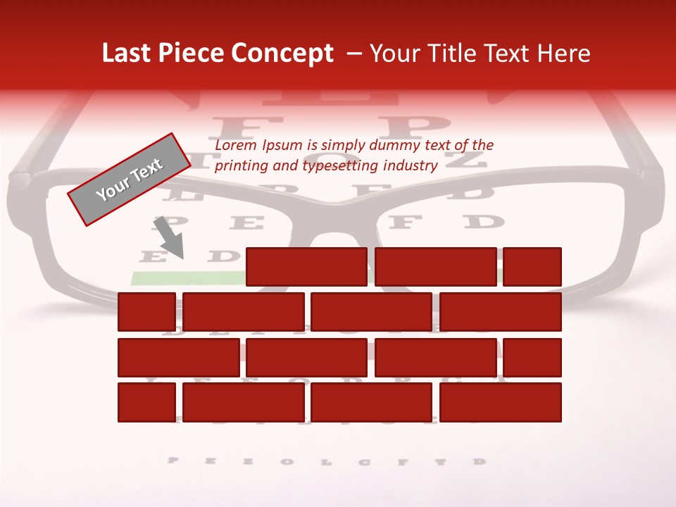 Looking Optometrist Ophtalmologist PowerPoint Template