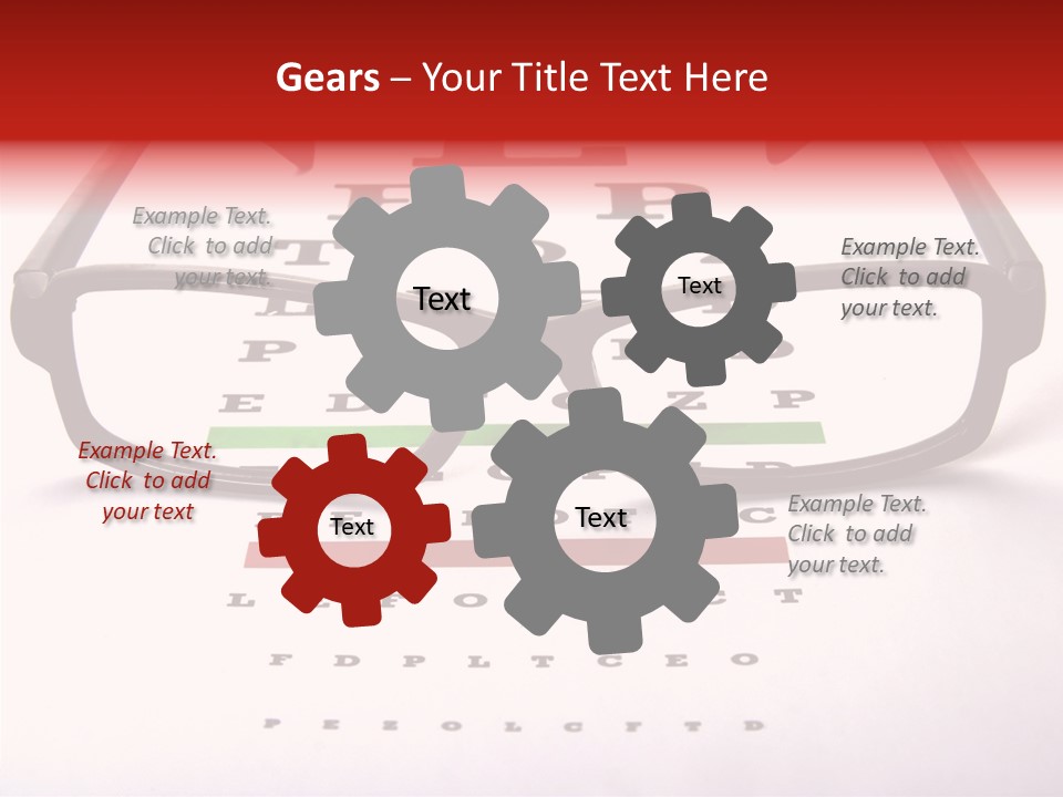 Looking Optometrist Ophtalmologist PowerPoint Template