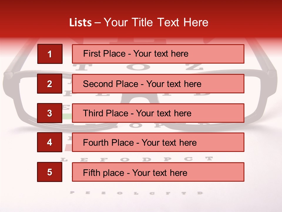 Looking Optometrist Ophtalmologist PowerPoint Template