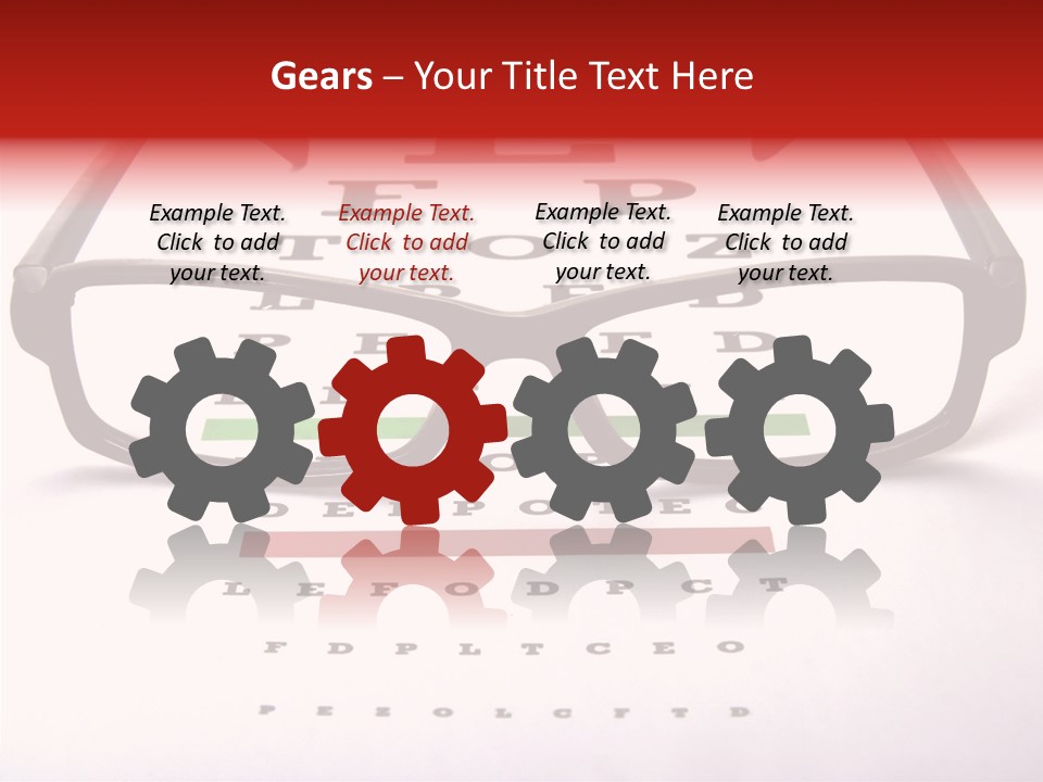 Looking Optometrist Ophtalmologist PowerPoint Template