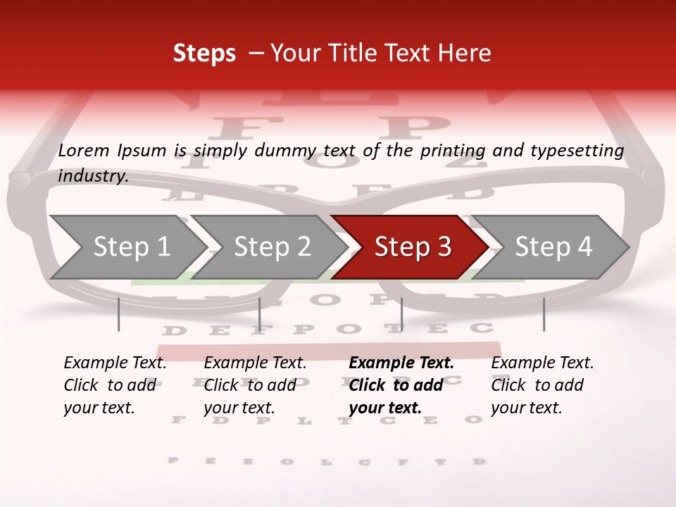Looking Optometrist Ophtalmologist PowerPoint Template