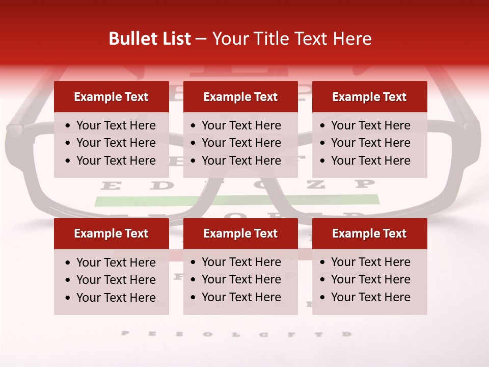 Looking Optometrist Ophtalmologist PowerPoint Template