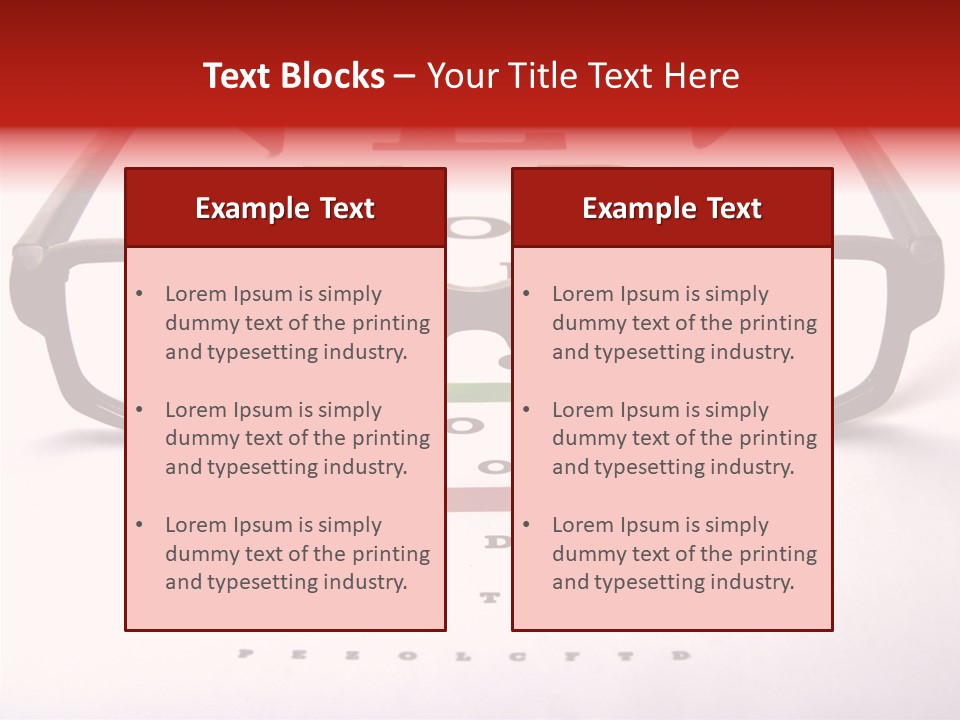 Looking Optometrist Ophtalmologist PowerPoint Template