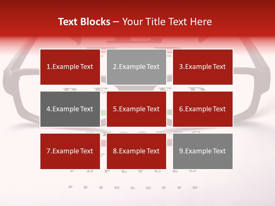 Looking Optometrist Ophtalmologist PowerPoint Template