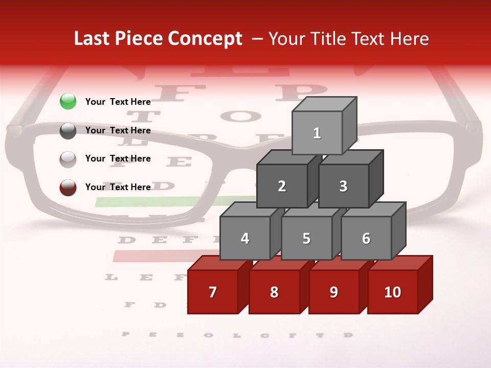 Looking Optometrist Ophtalmologist PowerPoint Template