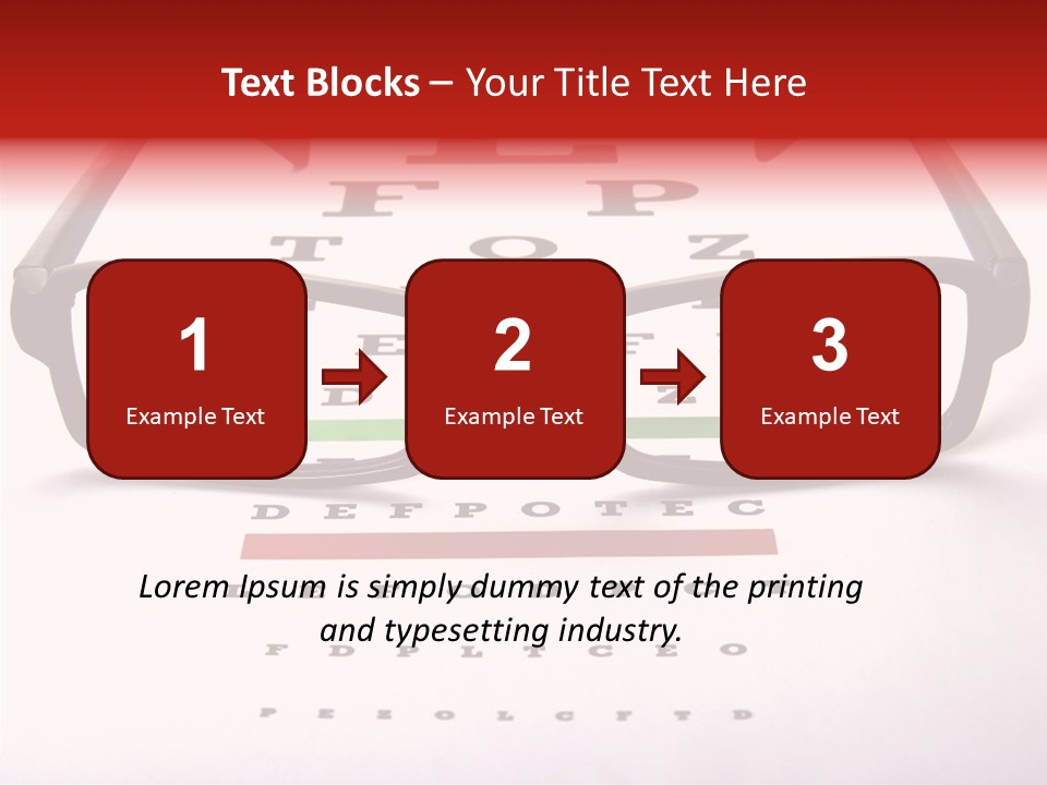 Looking Optometrist Ophtalmologist PowerPoint Template
