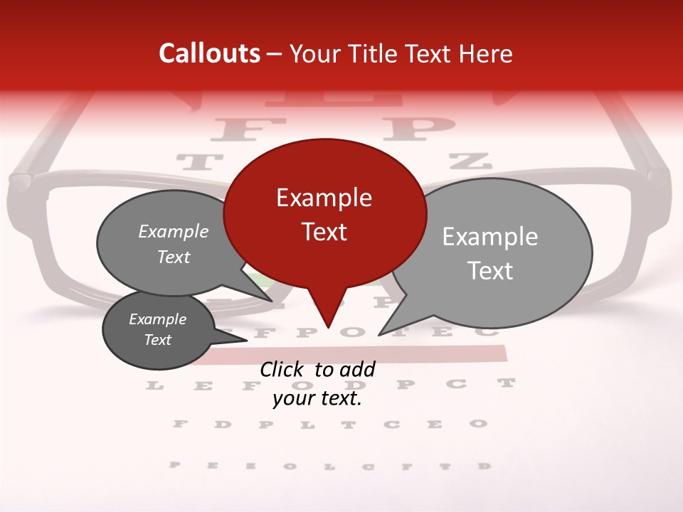 Looking Optometrist Ophtalmologist PowerPoint Template