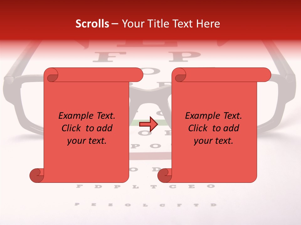 Looking Optometrist Ophtalmologist PowerPoint Template