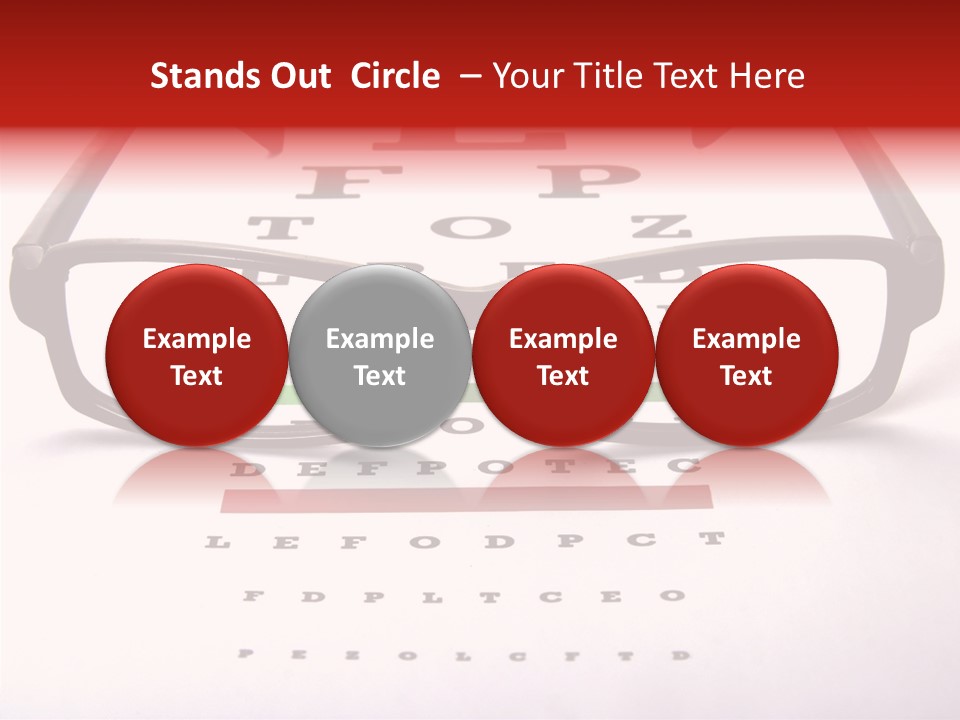 Looking Optometrist Ophtalmologist PowerPoint Template