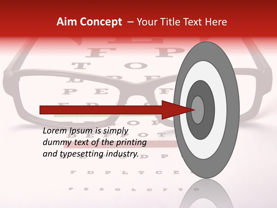 Looking Optometrist Ophtalmologist PowerPoint Template