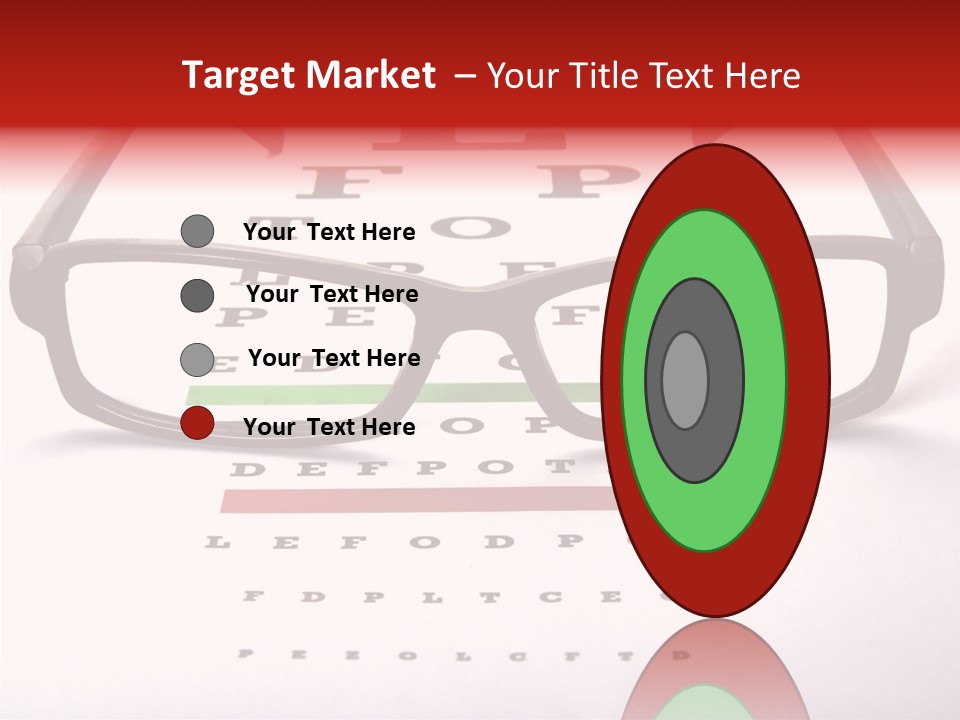 Looking Optometrist Ophtalmologist PowerPoint Template