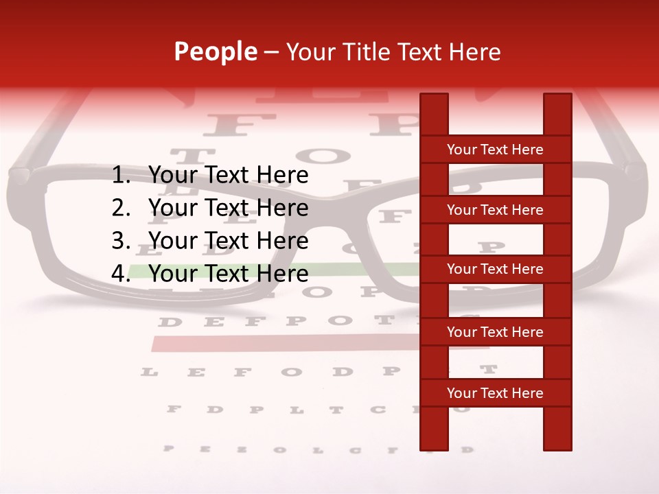Looking Optometrist Ophtalmologist PowerPoint Template