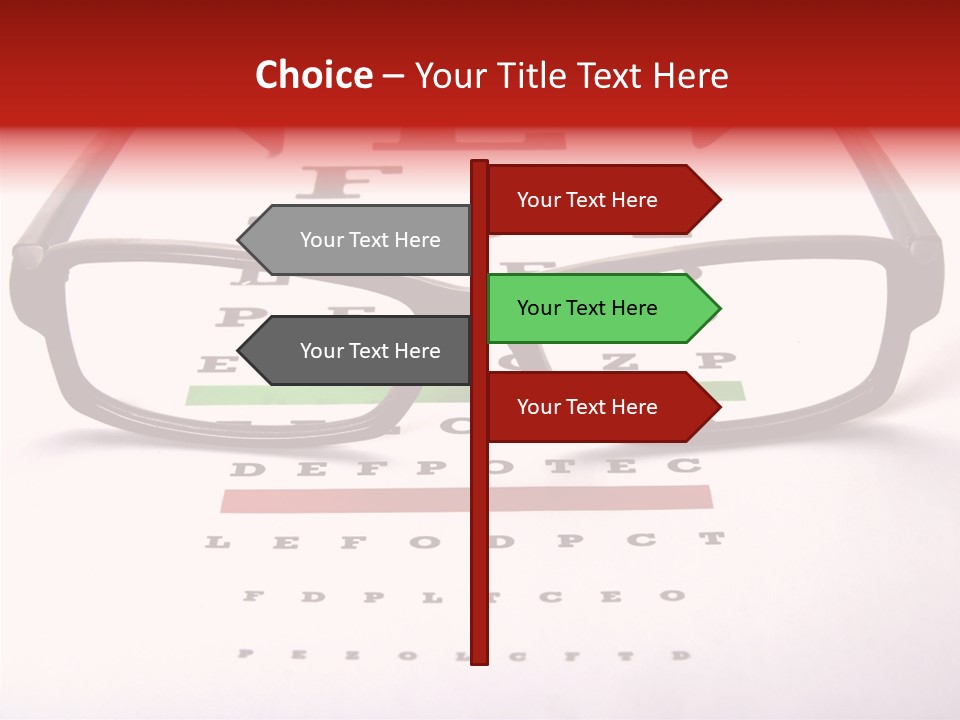 Looking Optometrist Ophtalmologist PowerPoint Template