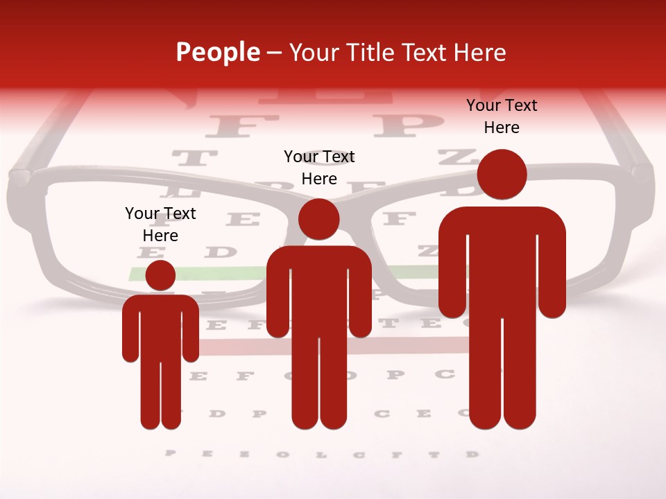 Looking Optometrist Ophtalmologist PowerPoint Template