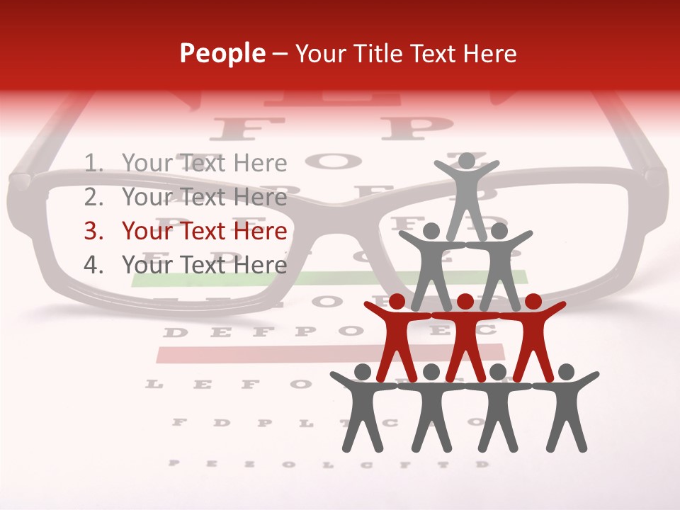Looking Optometrist Ophtalmologist PowerPoint Template
